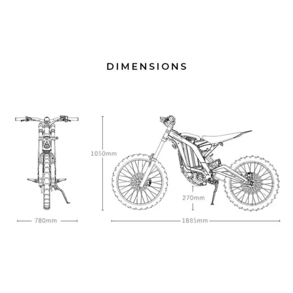 SurRon Light Bee X Electric Dirt Bike 2025 Model (Phantom Purple) - Image 3